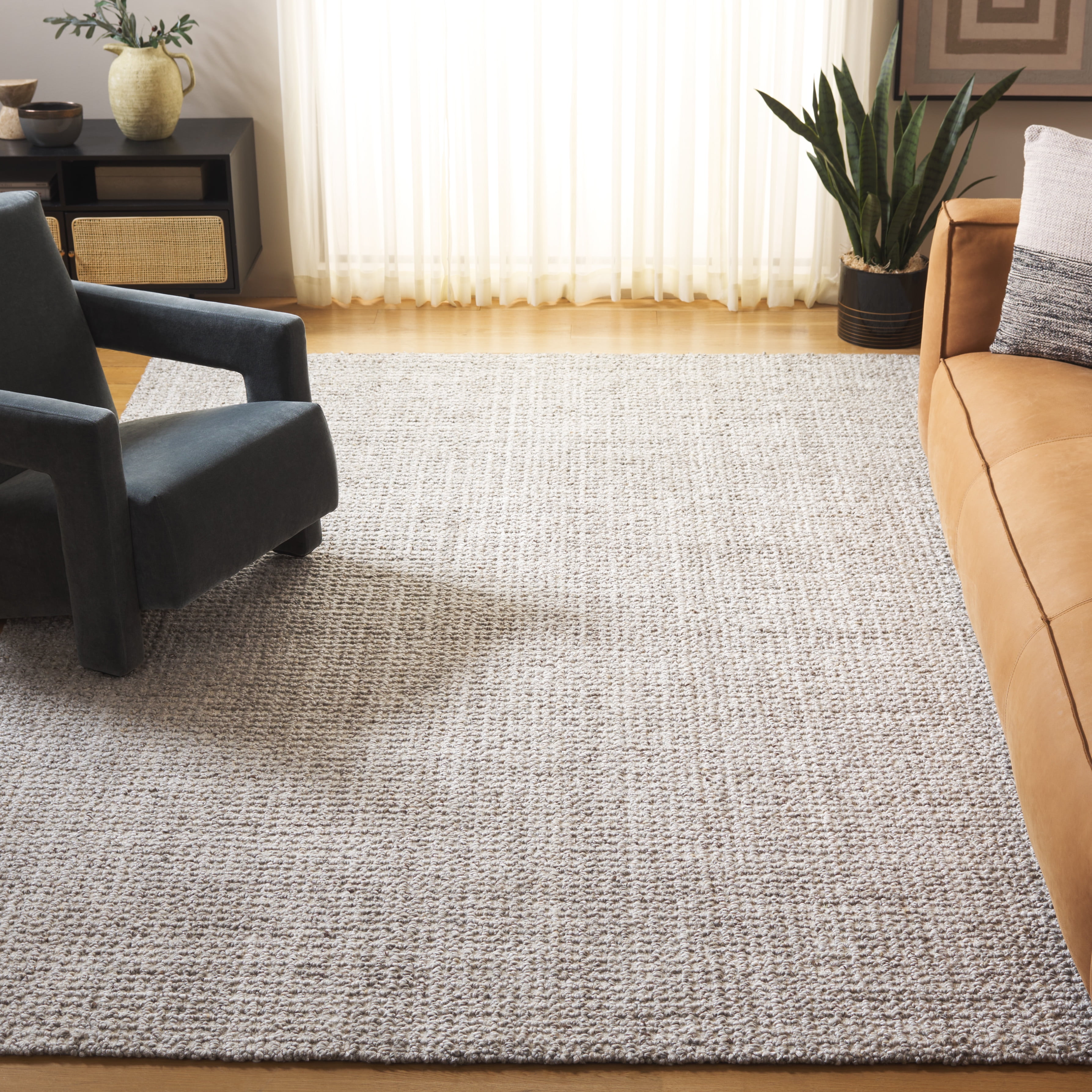 SAFAVIEH Abstract Deloris Trellis Area Rug, Light Brown/Gray, 8' x 10'