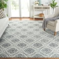 thumbnail image 1 of SAFAVIEH Abstract Drew Abstract Wool Area Rug, Dark Blue/Gray, 8' x 10', 1 of 7