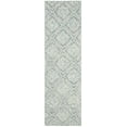 thumbnail image 1 of SAFAVIEH Abstract Drew Abstract Wool Runner Rug, Blue/Gray, 2'3" x 8', 1 of 6
