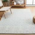thumbnail image 1 of Safavieh Abstract Dusko Trellis Wool Area Rug, Blue/Ivory, 4' x 6', 1 of 12