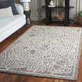 thumbnail image 1 of SAFAVIEH Abstract Femie Sunburst Area Rug, Charcoal/Ivory, 4' x 6', 1 of 10