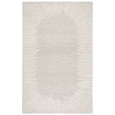 SAFAVIEH Abstract Frieda Radiate Area Rug, Natural/Ivory, 5' x 8'