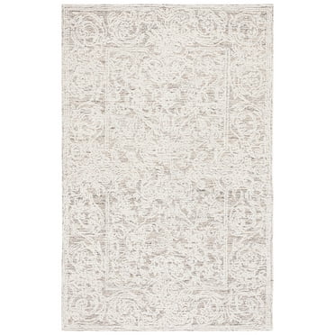 SAFAVIEH Abstract Jaden Oriental Area Rug, Ivory/Brown, 5' x 8'