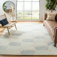 thumbnail image 1 of SAFAVIEH Abstract Jahn Geometric Area Rug, Ivory/Blue, 8' x 10', 1 of 10