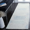 thumbnail image 1 of SAFAVIEH Abstract Jahn Geometric Runner Rug, Ivory/Blue, 2'3" x 8', 1 of 10