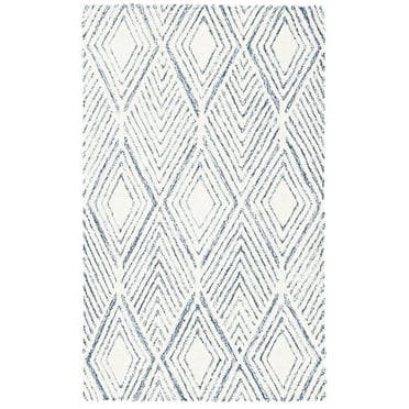 SAFAVIEH Abstract Jeneka Geometric Area Rug, Ivory/Charcoal, 2' x 3'