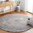 thumbnail image 1 of SAFAVIEH Abstract Kebo Distrssed Area Rug, Dark Grey/Black, 6' x 6' Round, 1 of 6