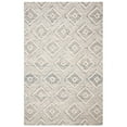 thumbnail image 1 of SAFAVIEH Abstract Louise Geometric Wool Area Rug, Ivory/Denim, 6' x 6' Round, 1 of 5