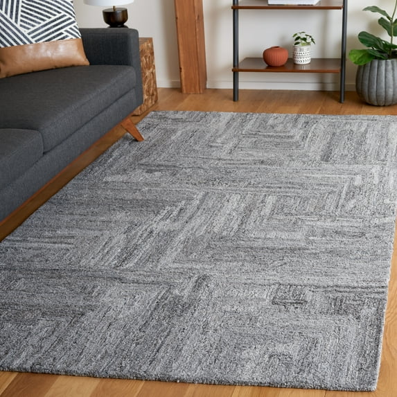 SAFAVIEH Abstract Madeline Geometric Area Rug, Gray, 3' x 5'