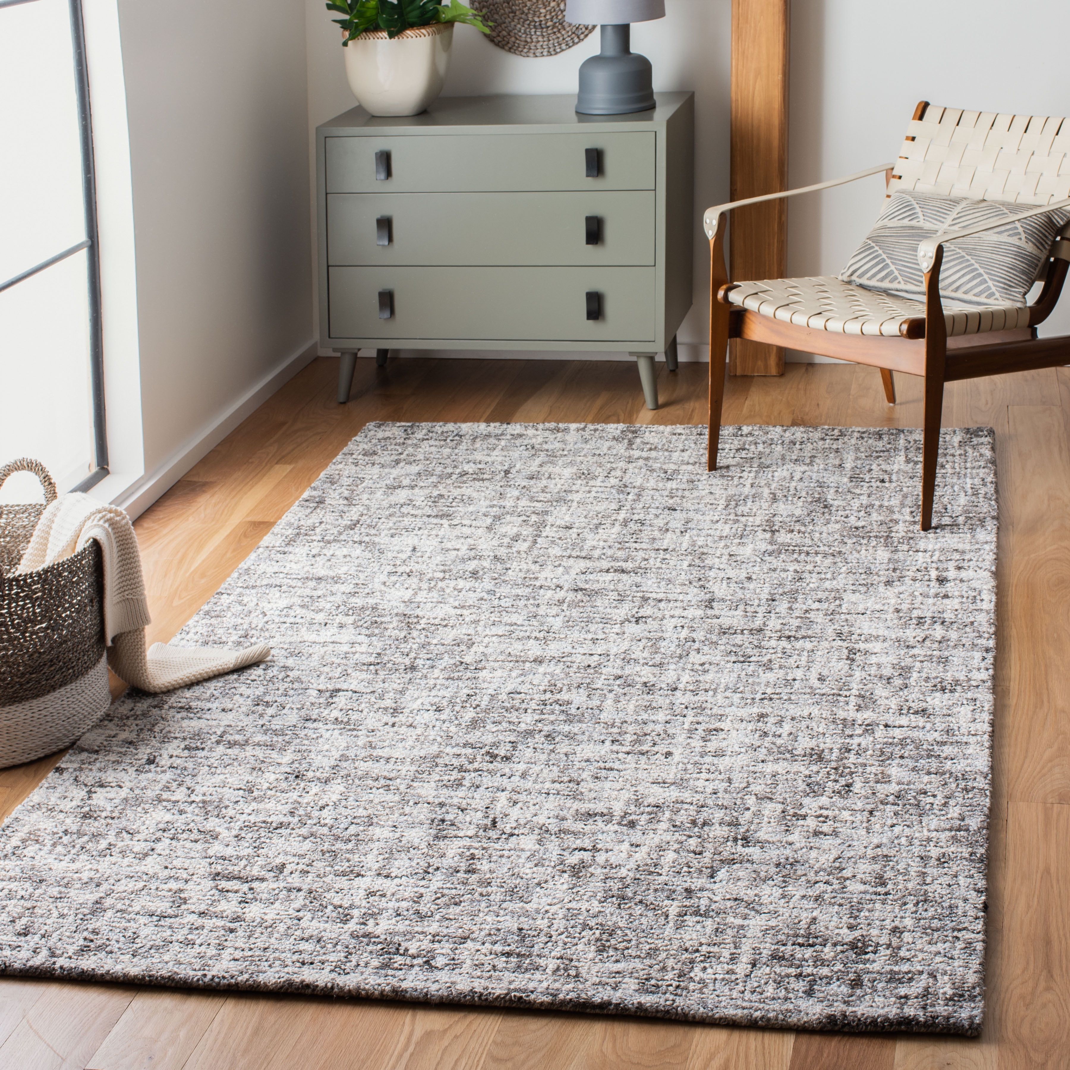 SAFAVIEH Abstract Marcus Abstract Area Rug, Gray/Beige, 5' x 8'
