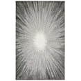 thumbnail image 1 of SAFAVIEH Abstract Olivera Radiate Area Rug, Ivory/Black, 5' x 8', 1 of 5
