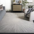 thumbnail image 1 of SAFAVIEH Abstract Olivera Radiate Area Rug, Ivory/Silver, 8' x 10', 1 of 10