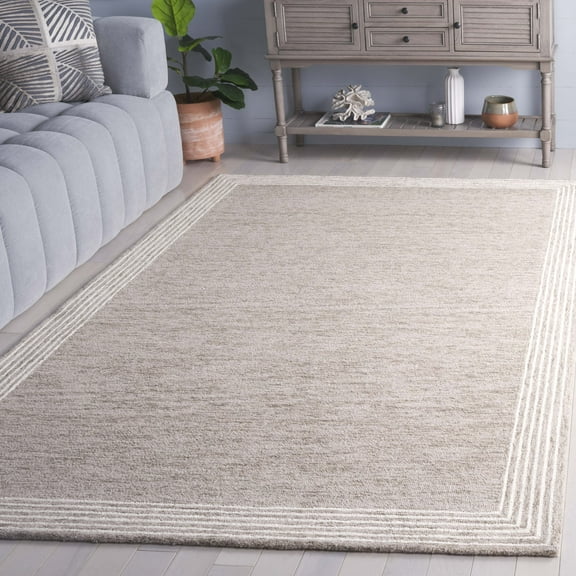 SAFAVIEH Abstract Payton Geometric Area Rug, Beige/Ivory, 8' x 10'