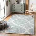 thumbnail image 1 of SAFAVIEH Abstract Rachelle Trellis Wool Area Rug, Ivory/Blue, 2' x 3', 1 of 11