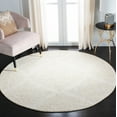 thumbnail image 1 of SAFAVIEH Abstract Rachelle Trellis Wool Area Rug, Ivory/Beige, 6' x 6' Round, 1 of 11