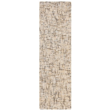 SAFAVIEH Abstract Roswell Distressed Runner Rug, Beige/Gold, 2'3" x 8'