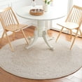 thumbnail image 1 of SAFAVIEH Abstract Sebastian Oriental Wool Area Rug, Ivory/Beige, 6' x 6' Round, 1 of 11