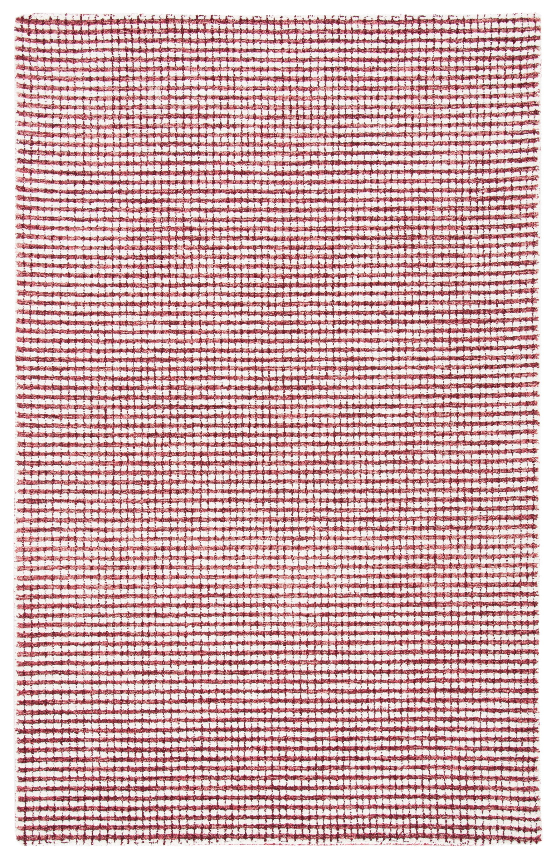 Abstract Hand Tufted Wool Checkered Rug