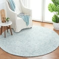 thumbnail image 1 of SAFAVIEH Abstract Trent Geometric Area Rug, Blue/Ivory, 6' x 6' Round, 1 of 11