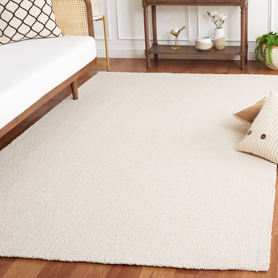 SAFAVIEH Abstract Virginia Solid Area Rug, Ivory, 8' x 10'