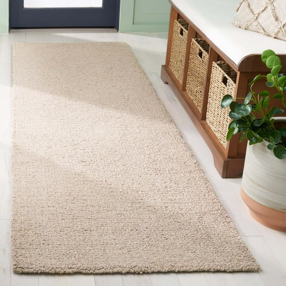 SAFAVIEH Abstract Virginia Solid Runner Rug, Light Brown, 2'3" x 8'