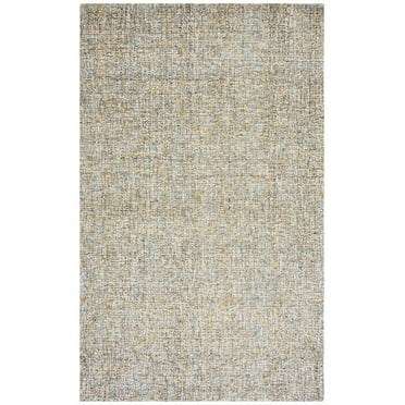 SAFAVIEH Abstract Waverly Distressed Area Rug, Blue/Gold, 8' x 10'