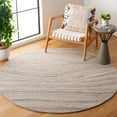 thumbnail image 1 of SAFAVIEH Abstract Xanthia Abstract Wool Area Rug, Beige/Gray, 6' x 6' Round, 1 of 11