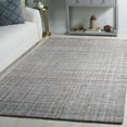 thumbnail image 1 of SAFAVIEH Abstract Yorick Striped Polyester Area Rug, Blue/Gray, 3' x 5', 1 of 10