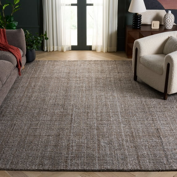 SAFAVIEH Abstract Yorick Striped Polyester Area Rug, Brown, 3' x 5'
