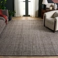 thumbnail image 1 of SAFAVIEH Abstract Yorick Striped Polyester Area Rug, Brown, 6' x 6' Square, 1 of 6