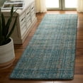 thumbnail image 1 of SAFAVIEH Abstract Yorick Striped Polyester Runner Rug, Aqua/Green, 2'3" x 8', 1 of 6