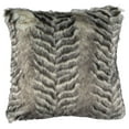 thumbnail image 1 of SAFAVIEH Adalet Fur 20" x 20" Striped Faux Fur Plush Pillow, Multi, 1 of 2