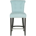 thumbnail image 1 of SAFAVIEH Addo Classic Glam Ring Counter Stool with Footrest, Sky Blue, 1 of 5