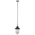 thumbnail image 1 of SAFAVIEH Adelle A19 Black Steel Pendant Light with Black Shade, 1 of 6