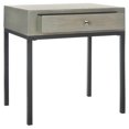thumbnail image 1 of SAFAVIEH Adena Solid Rustic End Table with Storage Drawer, French Grey, 1 of 4