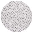thumbnail image 1 of SAFAVIEH Adirondack Altan Striped Area Rug, Ivory/Charcoal, 8' x 8' Round, 1 of 6
