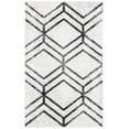 thumbnail image 1 of SAFAVIEH Adirondack Bailey Geometric Area Rug, Ivory/Charcoal, 2'6" x 4', 1 of 14