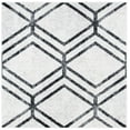 thumbnail image 1 of SAFAVIEH Adirondack Bailey Geometric Area Rug, Ivory/Charcoal, 4' x 4' Square, 1 of 4