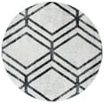 thumbnail image 1 of SAFAVIEH Adirondack Bailey Geometric Area Rug, Ivory/Charcoal, 6' x 6' Round, 1 of 11