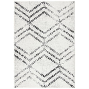 SAFAVIEH Adirondack Bailey Geometric Area Rug, Ivory/Grey, 10' x 14'