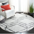 thumbnail image 1 of SAFAVIEH Adirondack Bailey Geometric Area Rug, Ivory/Grey, 6' x 6' Round, 1 of 9