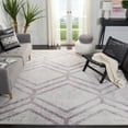 thumbnail image 1 of SAFAVIEH Adirondack Bailey Geometric Area Rug, Ivory/Plum, 9' x 12', 1 of 8