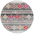 thumbnail image 1 of SAFAVIEH Adirondack Betty Southwest Area Rug, Grey/Ivory, 6' x 6' Round, 1 of 3