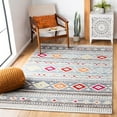 thumbnail image 1 of SAFAVIEH Adirondack Betty Southwest Area Rug, Light Grey/Ivory, 5'1" x 7'6", 1 of 3
