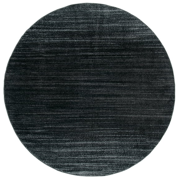 SAFAVIEH Adirondack Boban Abstract Area Rug, Black/Grey, 6' x 6' Round