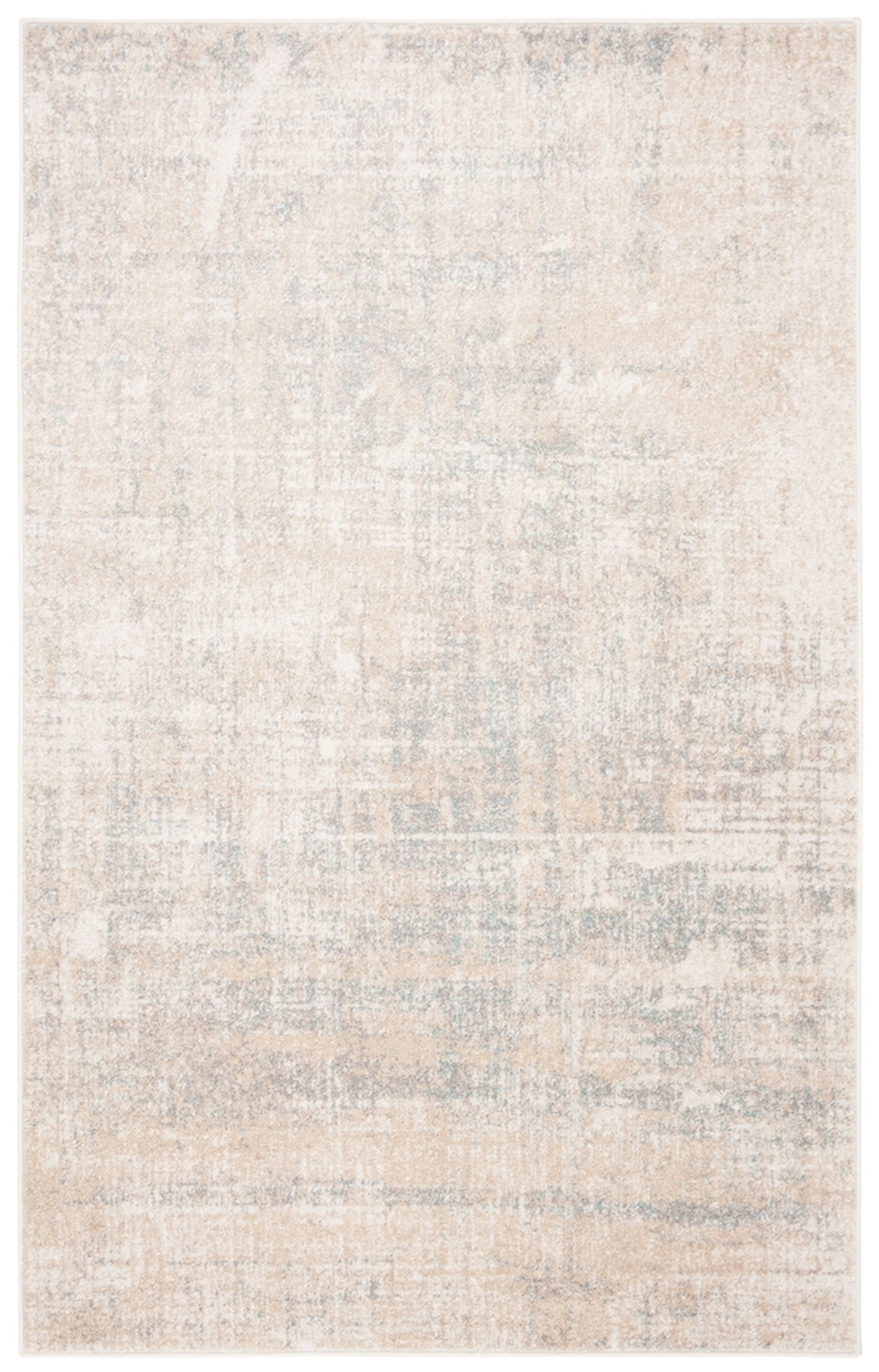 Gray Washable Reversible 9' x 12' Synthetic Area Rug