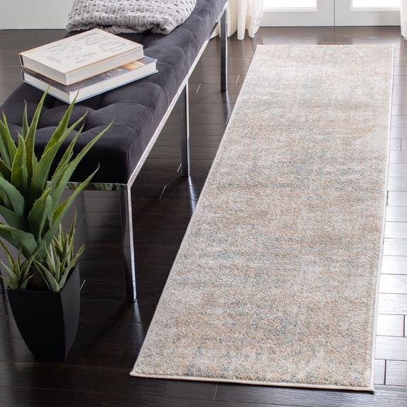 Safavieh Adirondack Boniface Distressed Runner Rug, Beige/Slate, 2'6" x 12'