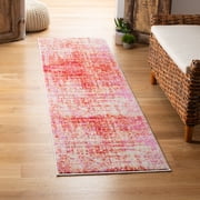 Safavieh Adirondack Boniface Distressed Runner Rug, Red/Gold, 2'1" x 8'