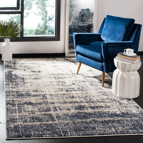Safavieh Adirondack Boniface Distressed Area Rug, Gold/Navy, 3' x 5'