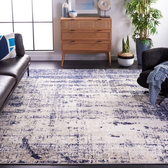 Safavieh Adirondack Boniface Distressed Area Rug, Gold/Navy, 8' x 10'